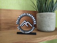 Trailrider Oberberg Stand-Logo - 10cm