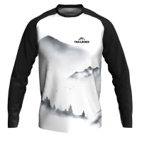 Trailrider MTB-Jersey/Trikot Langarm White Mountains
