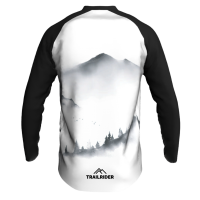 Trailrider MTB-Jersey/Trikot Langarm White Mountains