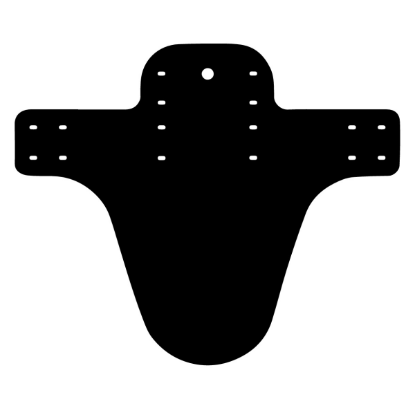 Mudguard Black unbedruckt