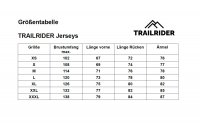 Trailrider MTB-Jersey/Trikot Langarm Black&White