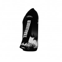 Trailrider MTB-Jersey/Trikot Langarm Black&White L