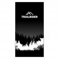 Multifunktionstuch, Halstuch, Trailrider Black&White